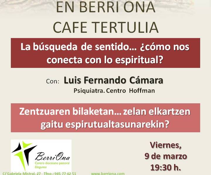 imagen CafeTertulia.9 Marzo con Luis Fernando Cámara
